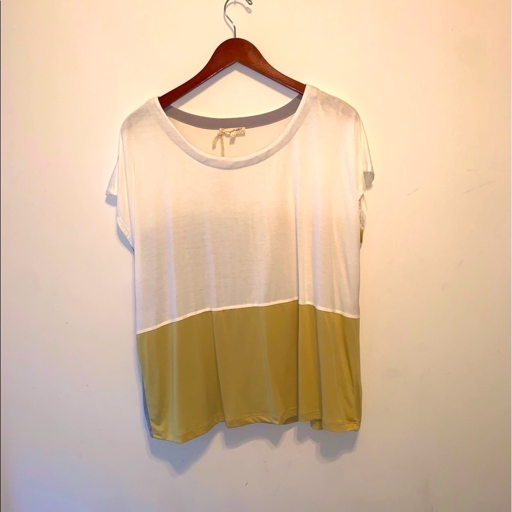 Mystree Colorblock Tee, L